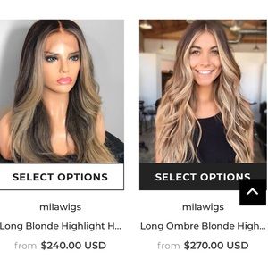 Real Natural Hair Ombré color lace wig✨💋